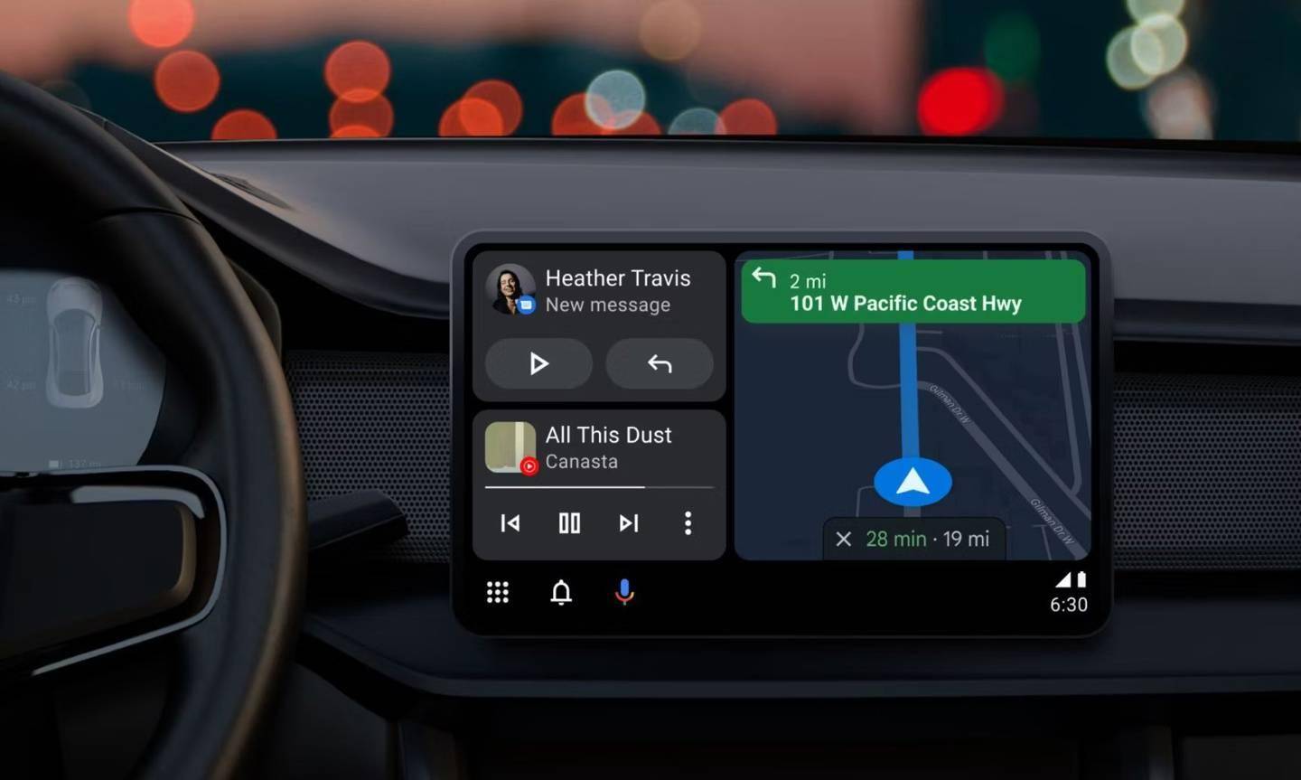 Android Auto 新功能曝光：本地媒体播放、Gemini Live